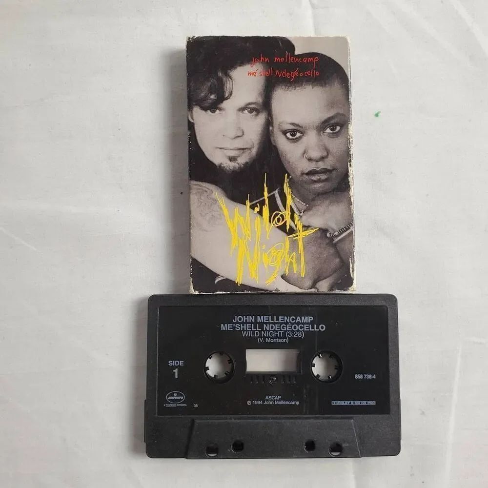 John Mellencamp with Me’Shell Ndegeocello – Wild Night Cassette Single (1994)
